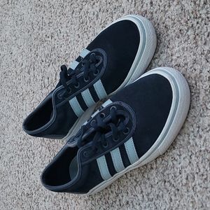 Adidas Navy blue w/ sky blue stripes